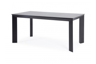«Венето» обеденный стол из HPL 240х100см, цвет «серый гранит«, каркас черный