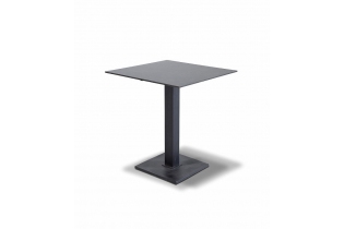 «Каффе» интерьерный стол из HPL квадратный 64х64см, цвет «серый гранит»